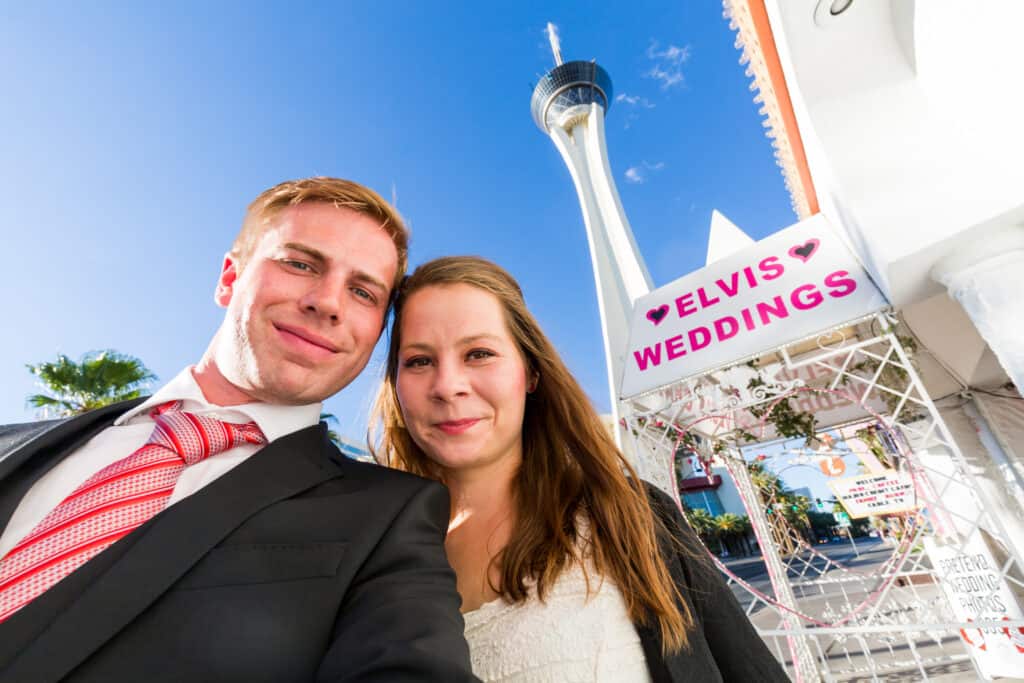 Couple in Las Vegas
