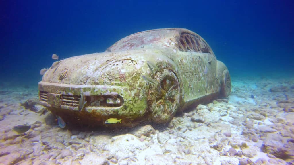 MUSA - The Museum of Underwater Art in Isla Mujeres near Cancun in Mexico