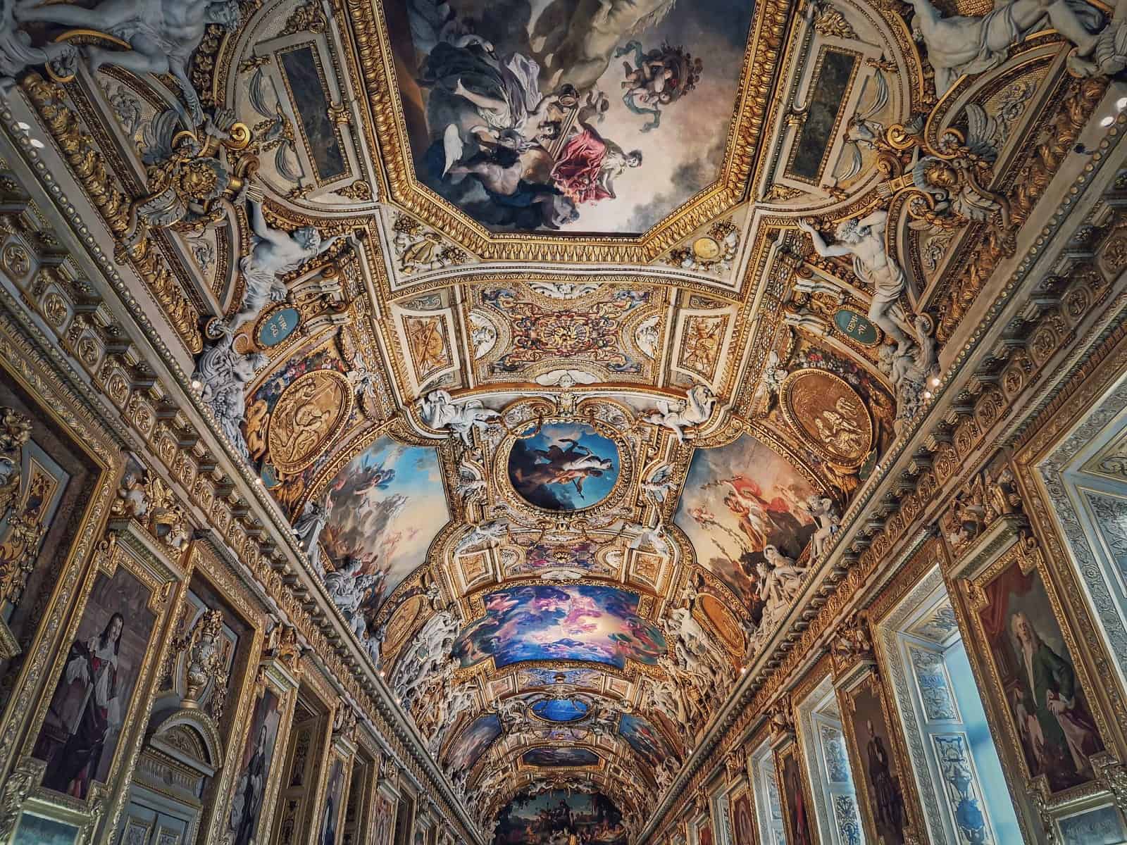 The ceiling of the Vatican Museum showcases exceptional artistry and historical significance in Rome, Italy.